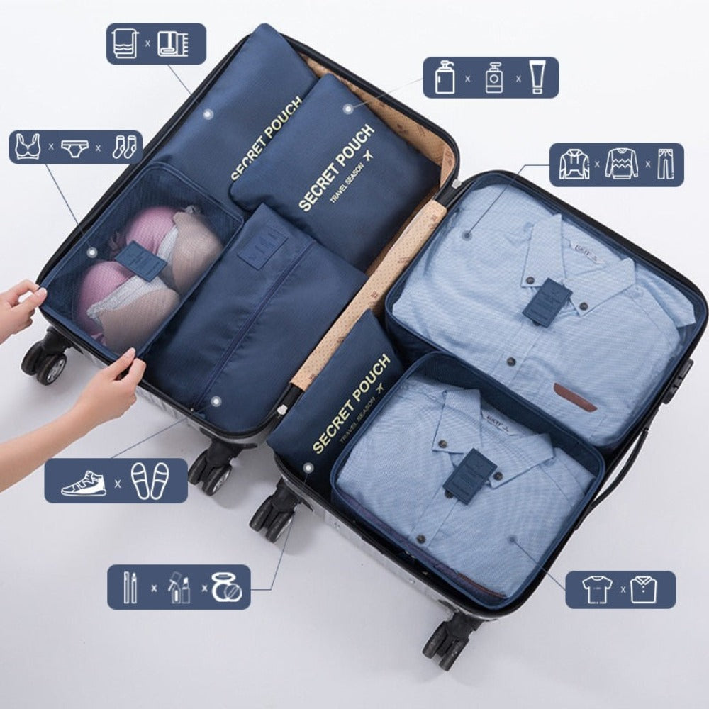 7 pcs Suitcase Organizer Bags Set